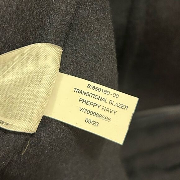 NWT Banana Republic Nelli Oversized Wool Double-Faced Blazer in Navy, Size M - Picture 14 of 15